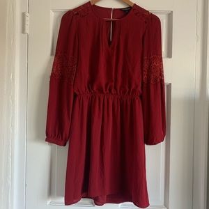 Express Long Sleeve Lace Dress